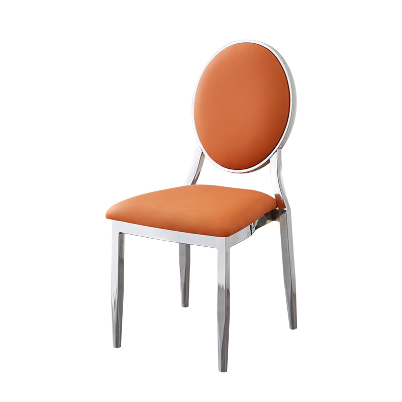 Mesa y silla de comedor multifuncional moderna simple boda gran reunión banquete silla de respaldo mesa y silla de comedor de hotel familiar