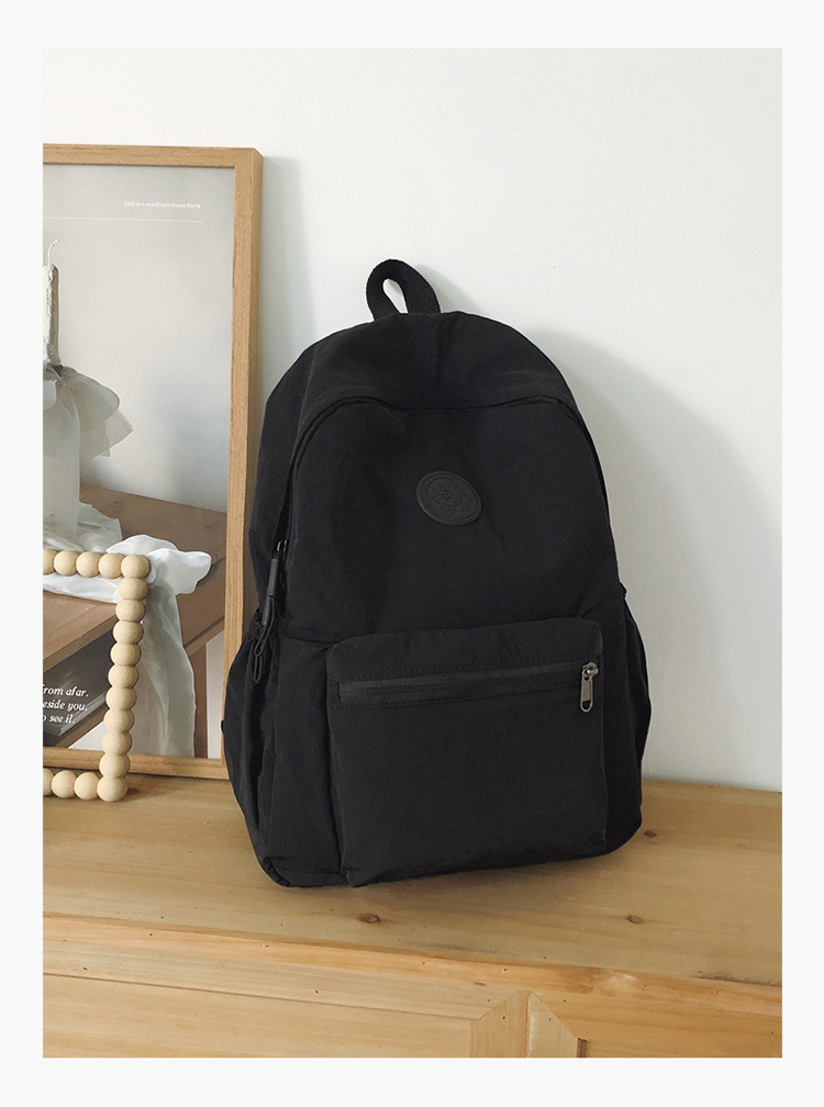 2024 Bergsteiger Reise Neuer koreanischer Stil Schulrucksack Schüler Rucksack Gymnasialschüler Mittelschüler Einfarbiger einfacher Rucksack