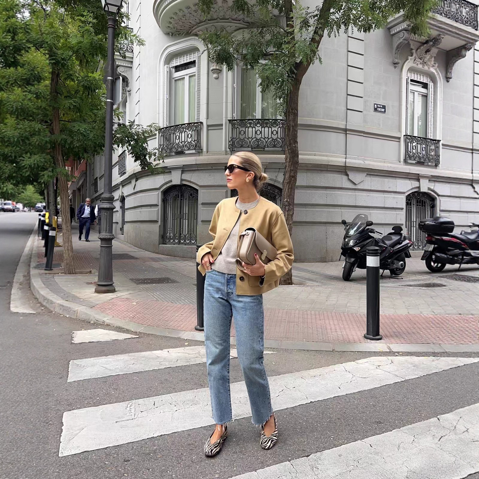 跨境欧美外贸2025秋季新品女装高级感时尚气质通勤简约风夹克外套