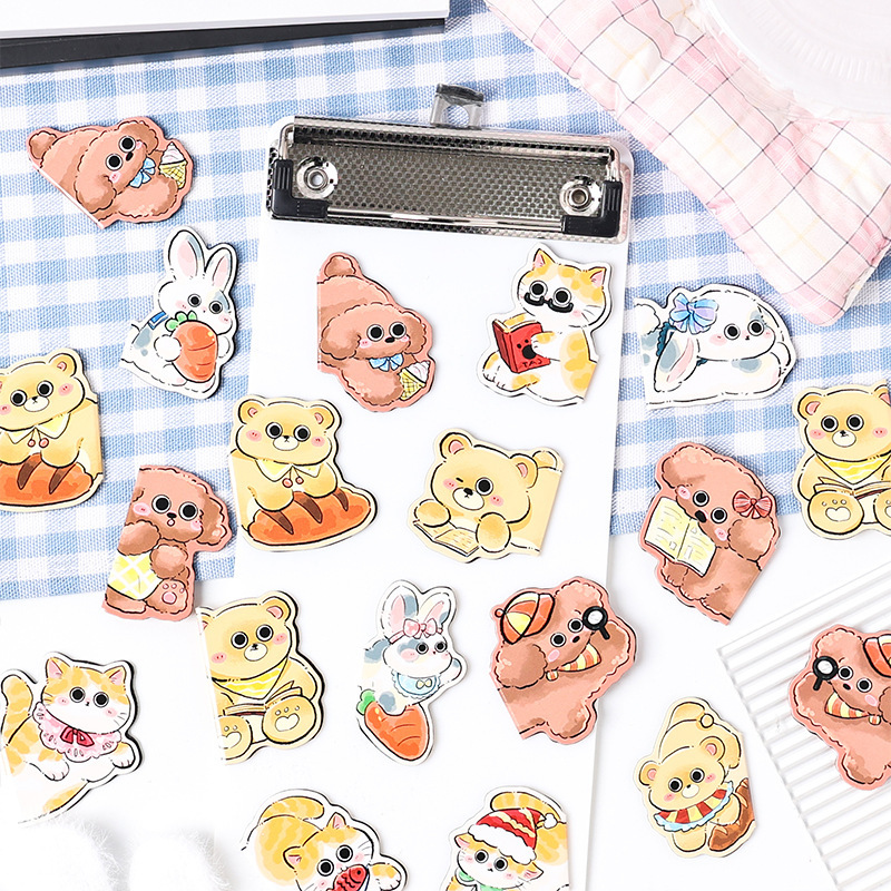 Bonbon House Animated Animals marcadores DIY creativos graduados pequeños regalos magnéticos suaves marcadores de lectura magnéticos