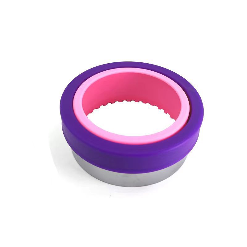 라운드 (보라색 + 분말)