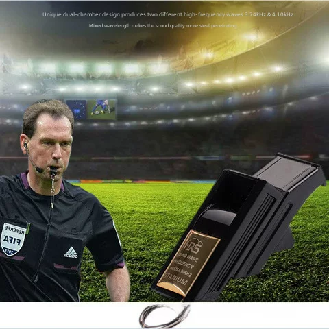 Professional referee whistle basketball football volleyball game training treble dolphin whistle gift set light blow easy to ring