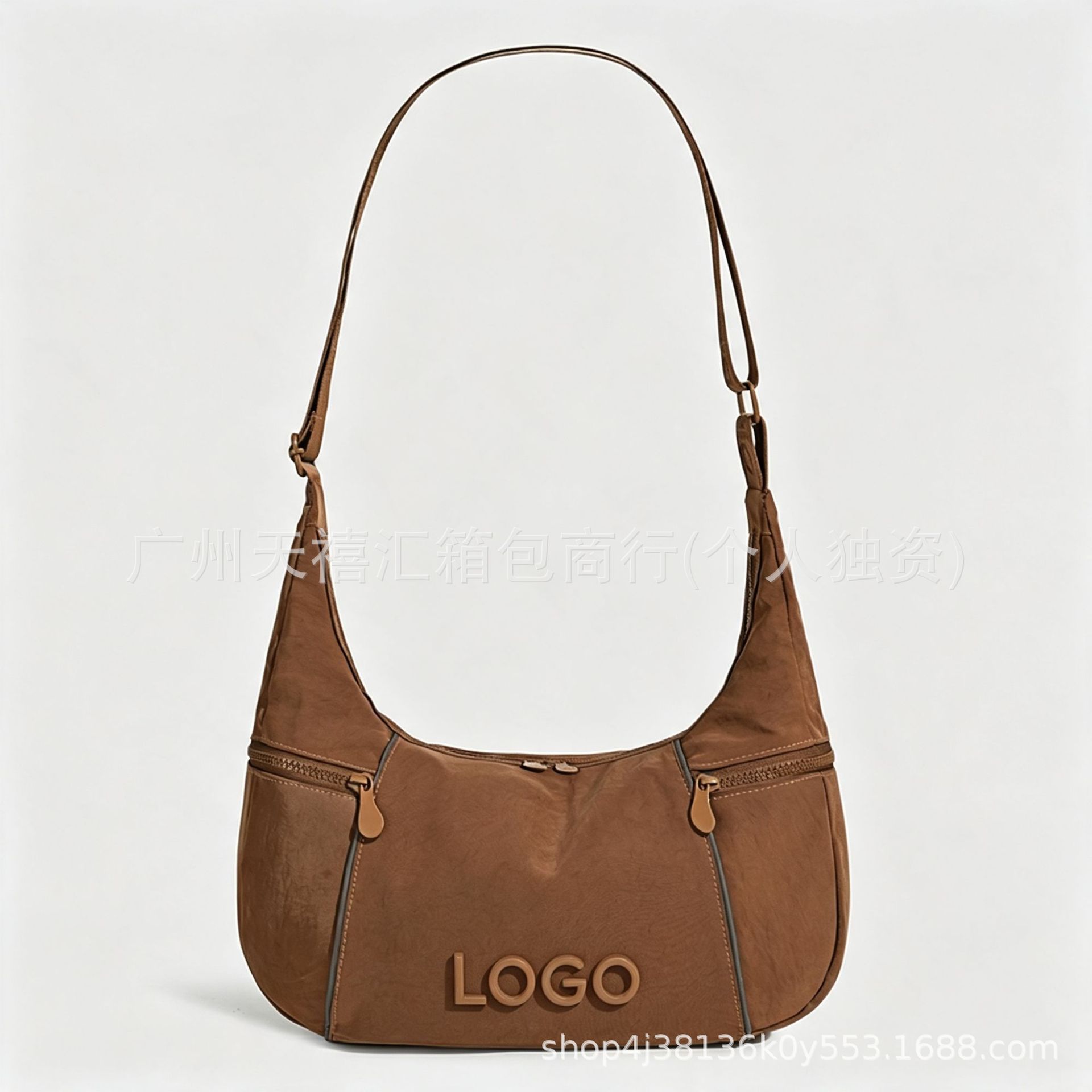 AL0 Korean-style simple dumpling bag for women, popular cross-border niche retro trendy casual underarm bag, textured shoulder bag