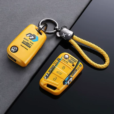 Bora Passat Polo Magotan – Car key bag - no-specifications-type-a-lucky-yellow-violent-bear-braided-rope