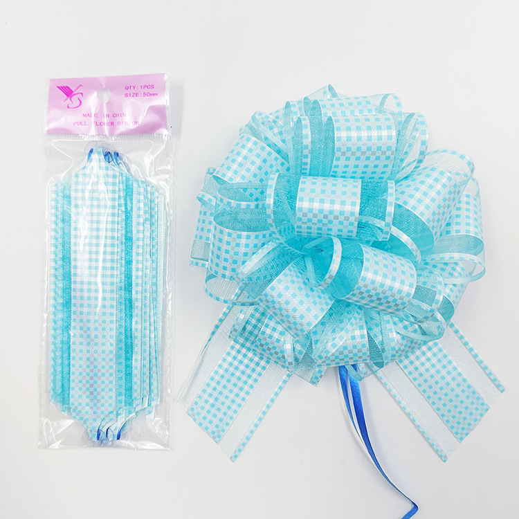 Moño de Cinta para Regalo 30# de Plástico para Decoración Festiva