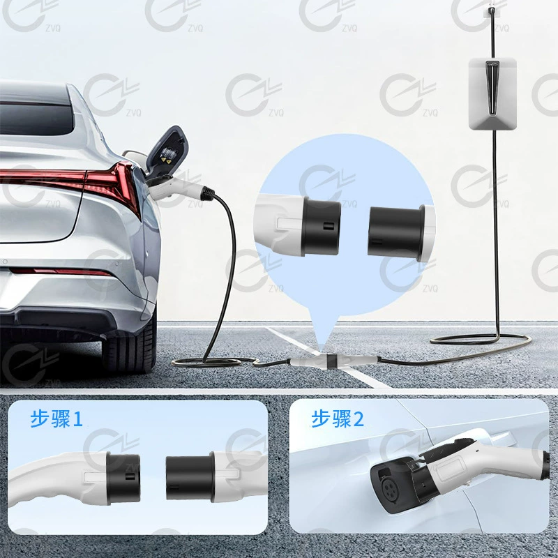 Удлинитель европейского стандарта на американский стандарт, зарядный кабель для зарядной станции, удлинитель типа 2 на J1772, удлинитель для зарядного пистолета