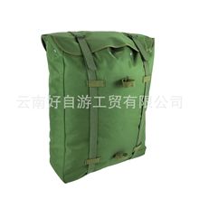 厂家现货批发军绿帆布涂层军迷战术包户外运动登山包牛津防水背包