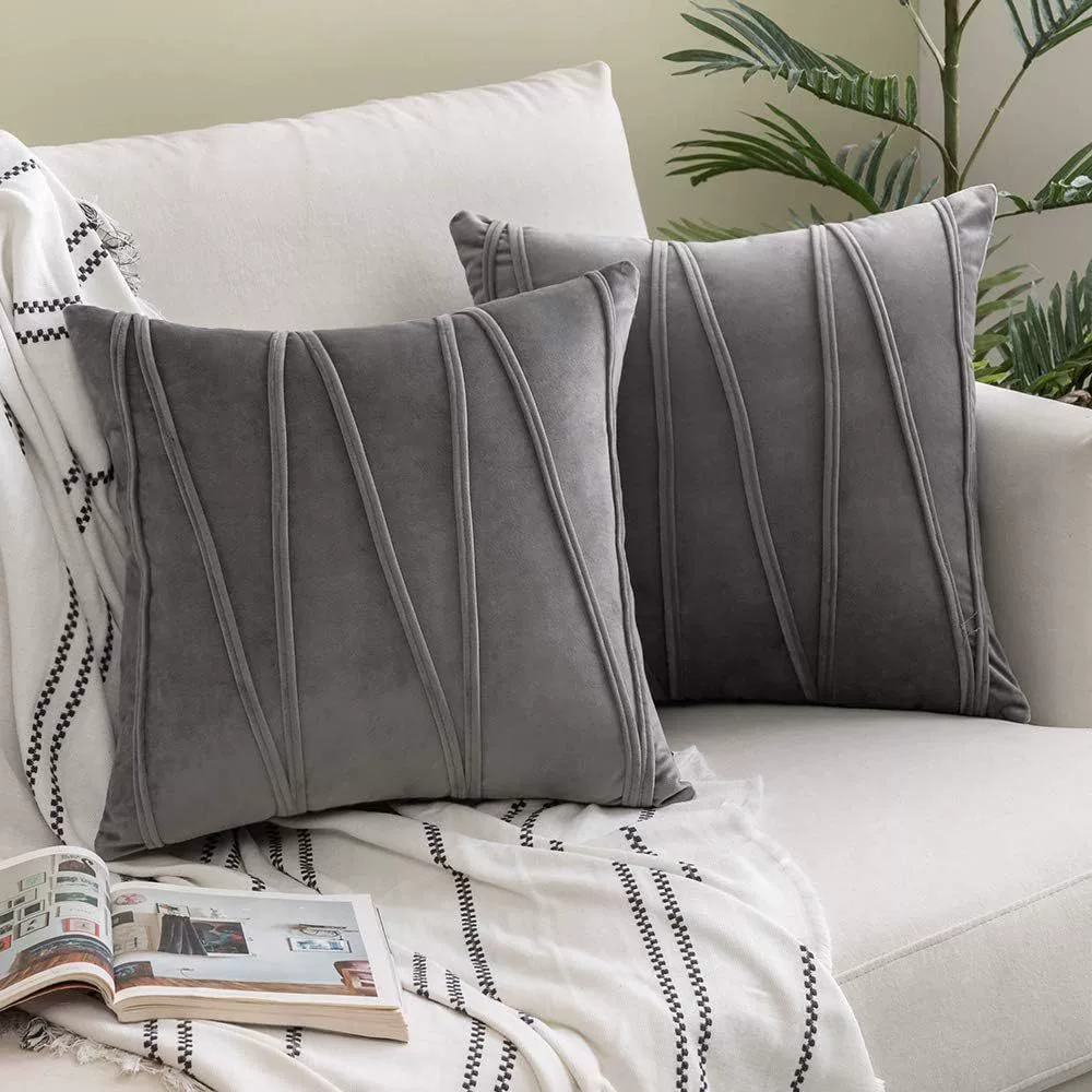 Волнистые линии декоративные бархатные наволочки, современный минималистский стиль, украшения гостиной, трансграничные продажи