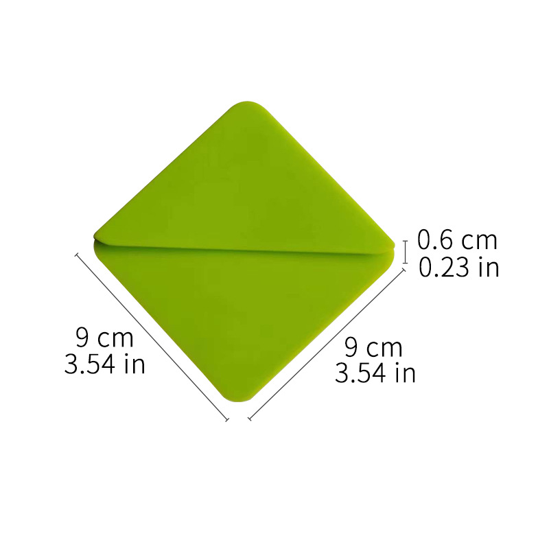 Marcador de silicona simple libro esquina signo para amigos estudiante decorativo libro páginas práctico artístico colorido papelería