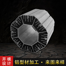 圆形灯具太阳花散热器片铝型材LED灯具铝合金型材摄像头铝材加工