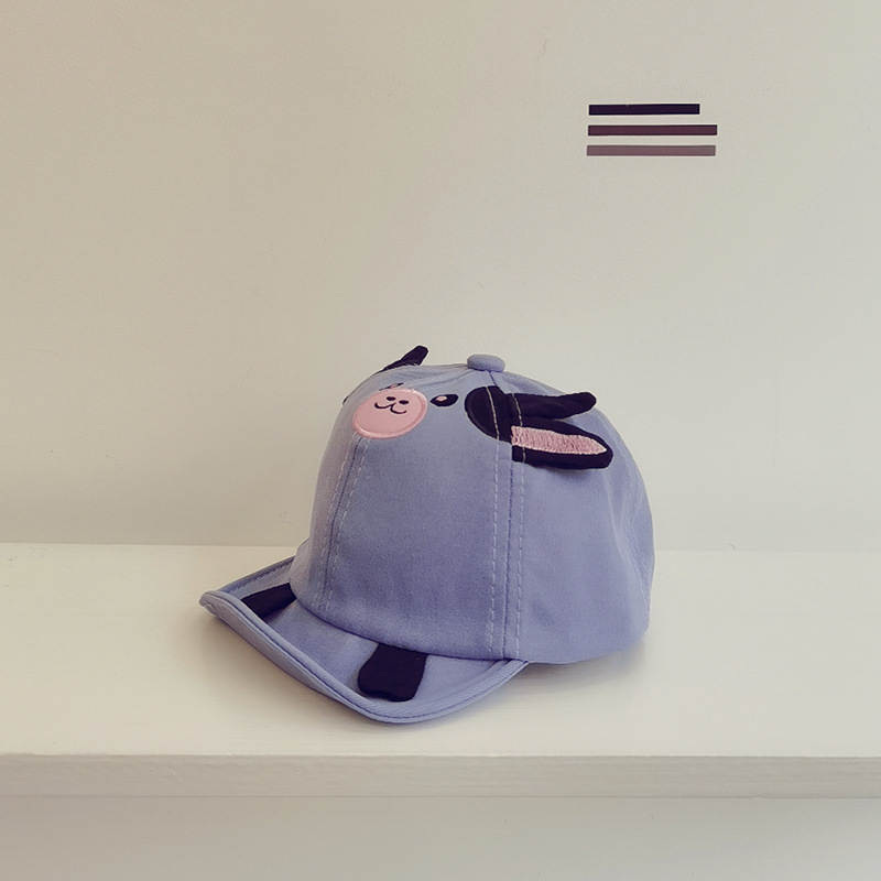 Kinder Cartoon Kuh Baseball Cap display picture 9