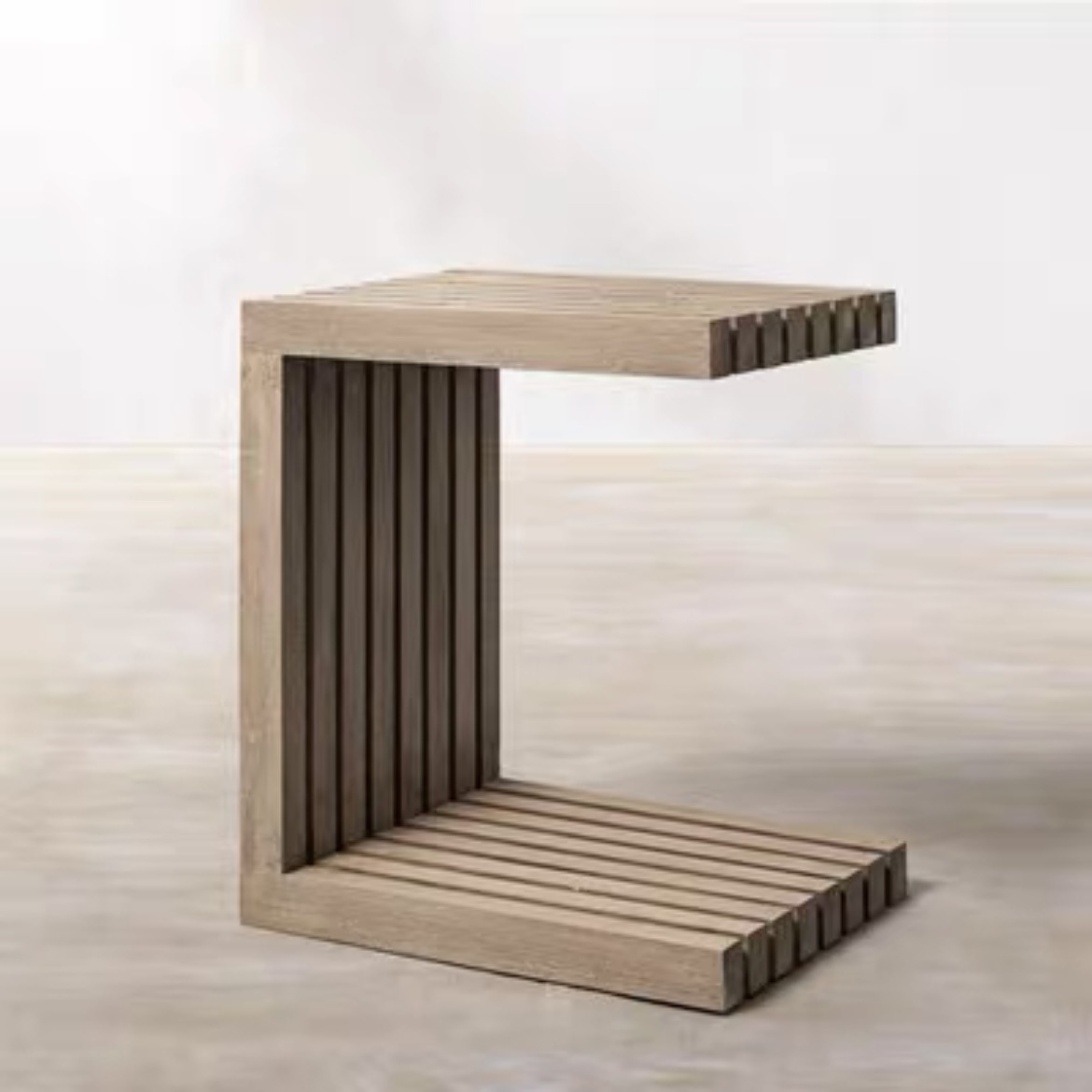 Villa al aire libre sofá de madera maciza impermeable solar diseñador patio jardín sala de sol al aire libre muebles de ocio de teca