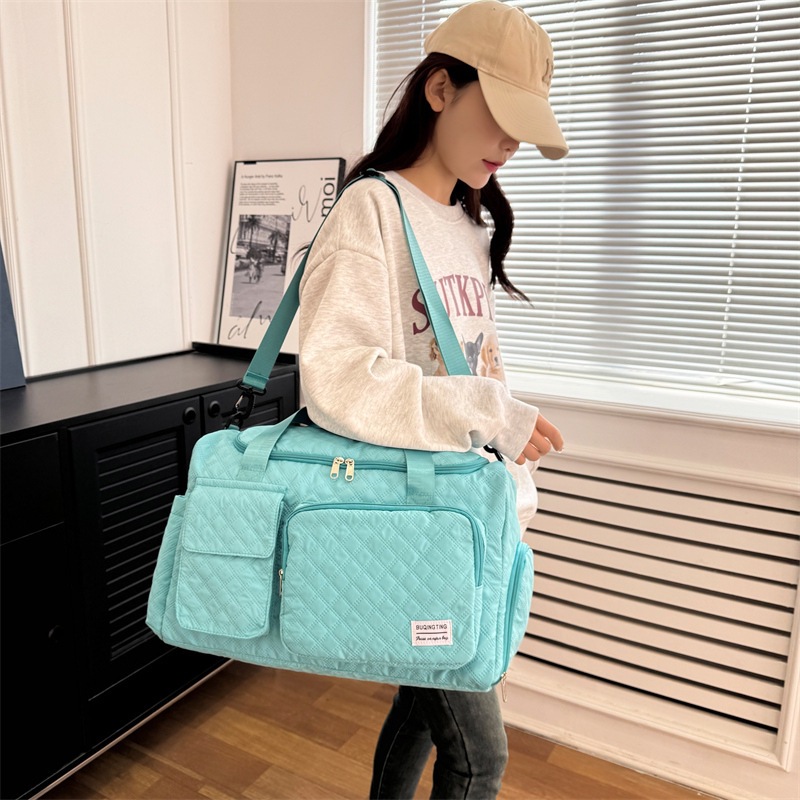 Bolsa de fitness de separación húmeda y seca transfronteriza, bolsa de yoga de entrenamiento de gran capacidad para hombres, bolsa de lona de hombro, bolsa de viaje de corta distancia