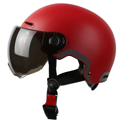 Motosiklet kaskı (dəbilqə) seasons universal adult helmet 3C - brown-short-glasses-l