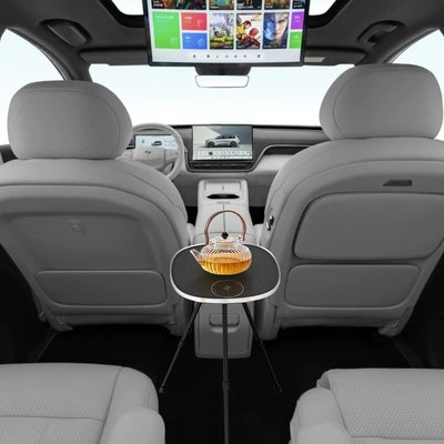 multi-functional car-mounted 1/4 screw floating — Car table board