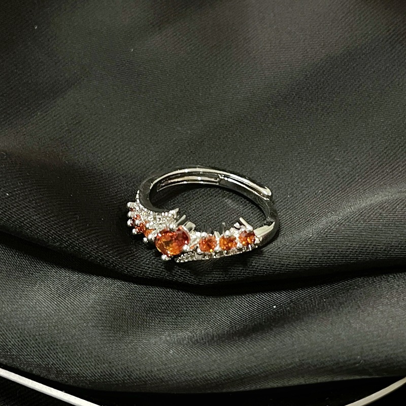 7g Weight Zircon Inlay Material Rings Classification Adjustable Ring Size 1 Piece Quantity Daily Occasion Copper Material Geometric Pattern All Seasons Season Women's Gender Inlay Design IG Style, Shiny Style Wholesale Jewelry IG Style Shiny Geometric Copper Zircon Inlay Rings 5