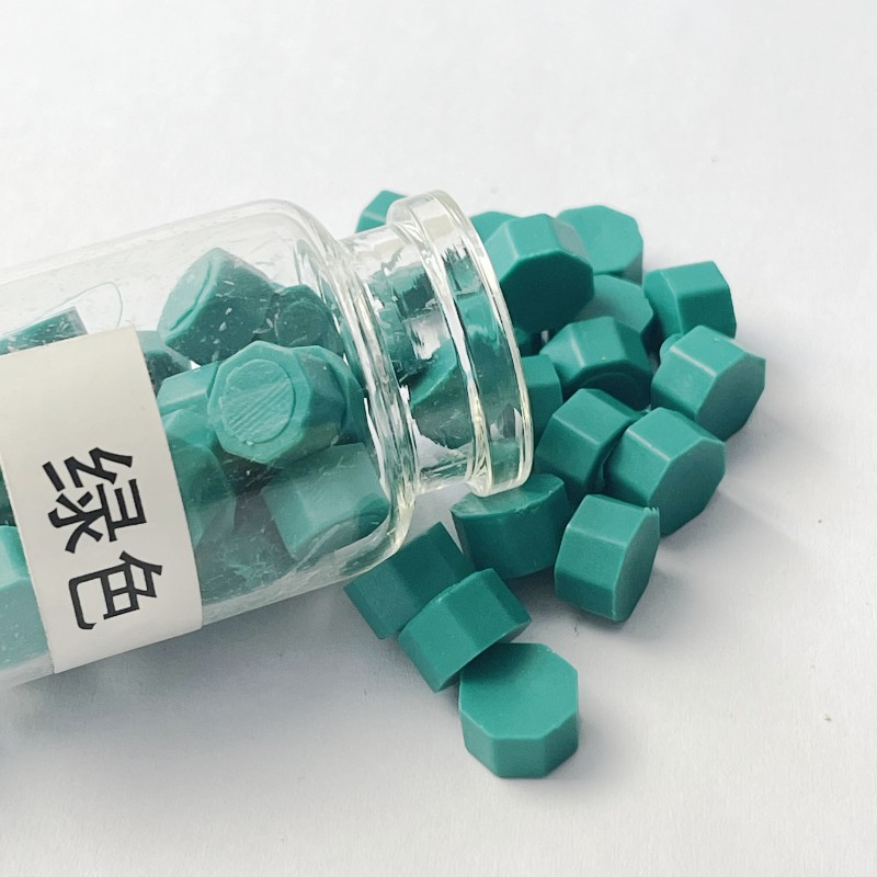 Macaron en caja de 50 colores, cera de pintura de fuego de color mixto, cera de botella granular mate, 60g, peso neto, aproximadamente 38g, sobre, cera sellada