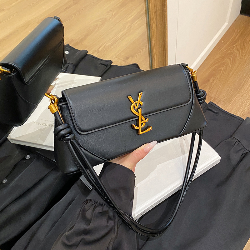 2026 New Cross-Border Women's Niche Versatile Baguette Bag Luxury Shoulder Bag Crossbody Bag European And American Style Underarm Bag - Thumbnail 7