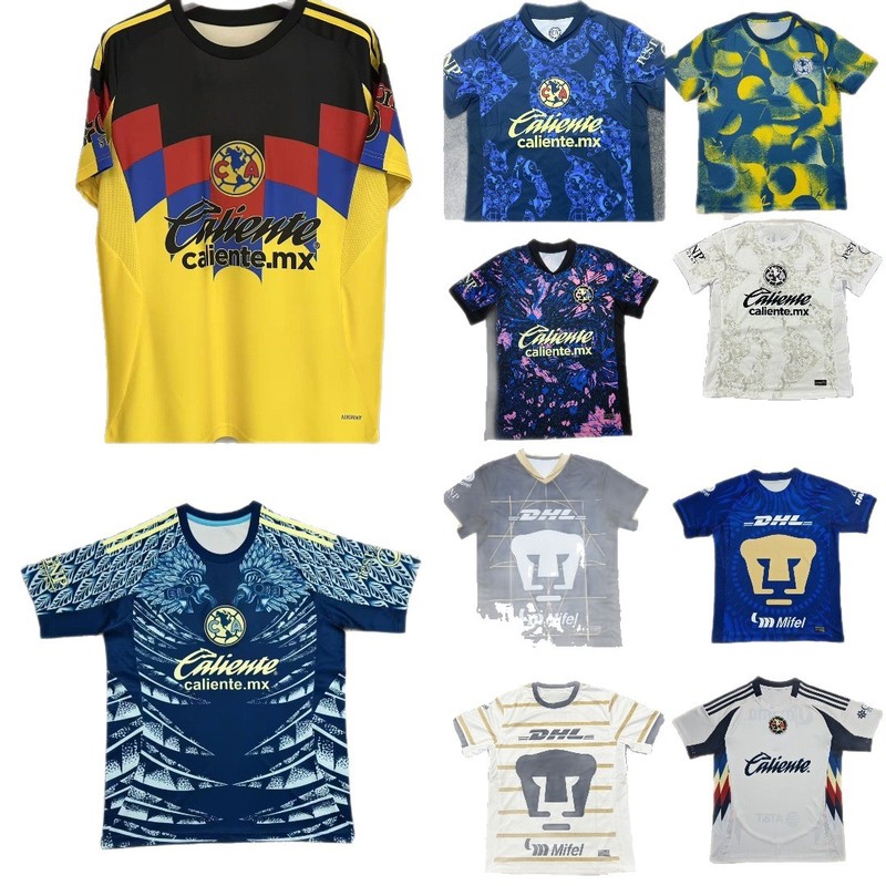 2425/2526俱乐部足球服美洲球衣主客场新款跨境运动短袖t恤球迷版|undefined