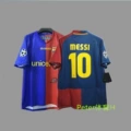 08-09 UCL Champions Barça Home #10 Messi + Patch