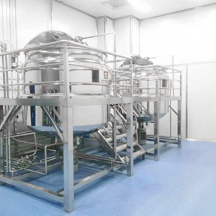 厂家直销YEX混合设备化妆品日化搅拌锅双向卧式搅拌电机变频调速