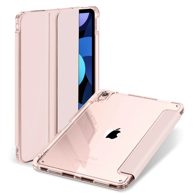 Применимо к защитному чехлу iPad 10 поколения защитный чехол из прозрачного акрилового вращающийся кожаный чехол с бронзированным покрытием