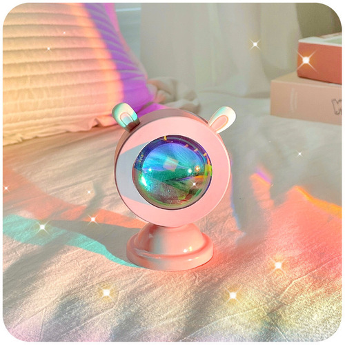 P616 atmospheric sunset lamp bedroom ins girl photo projection night light desktop sunset lamp 520 gift