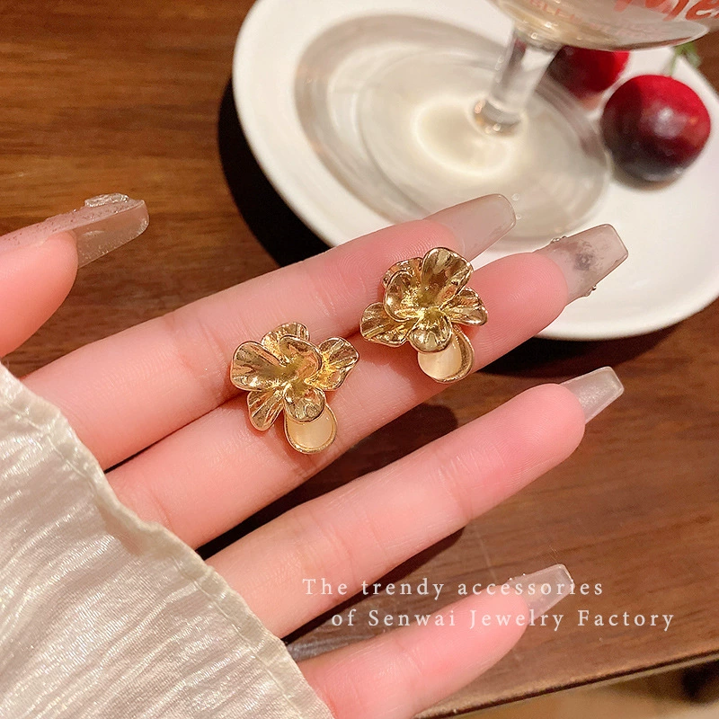 Серьги 925 пробы — стиль ретро из серебряной проволоки, легкий вес, варианты 4×2×4 см