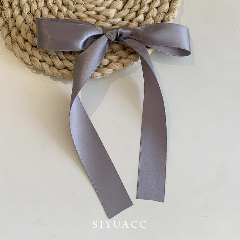 Bow Knot Pattern Women's Gender Sweet Style Women's Sweet Bow Knot Cloth Hair Clip