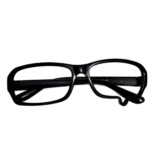 Two-dimensional crying tears resin plastic small square decorative glasses with Instagram style concave shape anime trend