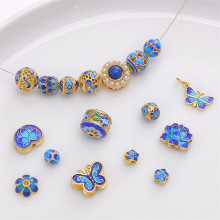 ͭ��18K����̩����Ʒ�����ֹ�diy���������ɫɢ�������������