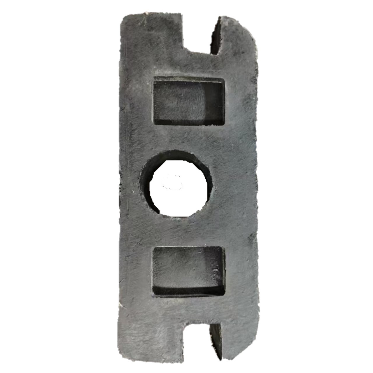 矿车用橡胶碰头胶块矿车缓冲天然橡胶垫橡胶减震块