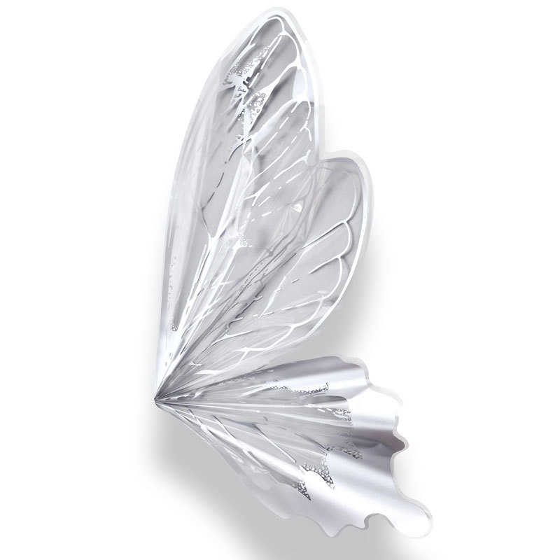 Huaxi cristal alas de mariposa OPP papel de embalaje floral material florista DIY material de embalaje transparente al por mayor