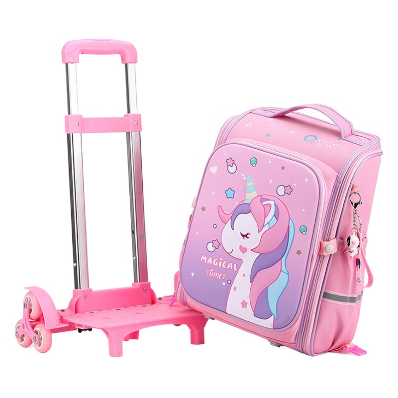 Natural Fish nuevo espacio mochila tamaño pequeño estudiantes de escuela primaria grado 1-3 protección de la columna vertebral reducción de la carga transfronteriza de la moda entrega caliente