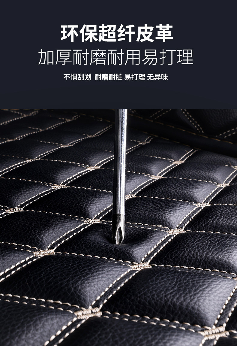 19-25 Audi Q3 trunk mat, specialized car accessory, thickened and wear-resistant decorative Audi Q3 trunk mat