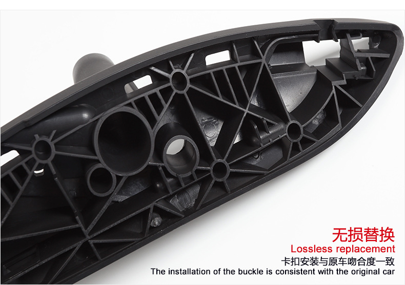 Suitable for Bmw 3 Series 4 Series Carbon Fiber Pattern Door Handle 320Ligt Interior Armrest F30 F35 Interior Door Handle