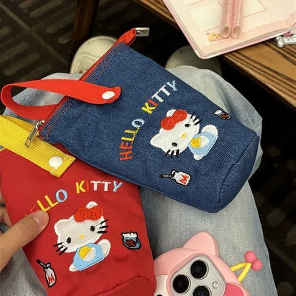 Hello kitty, handheld bucket, cute pencil case, organizer bag 2