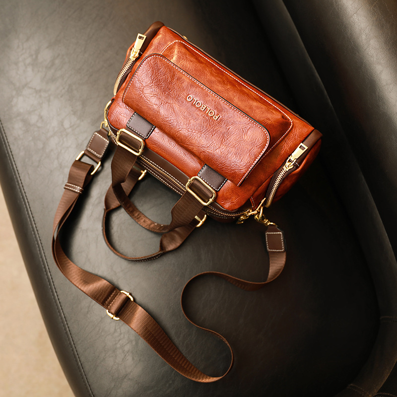 Grote dames motor schoudertas trendy handtas_voghion.com