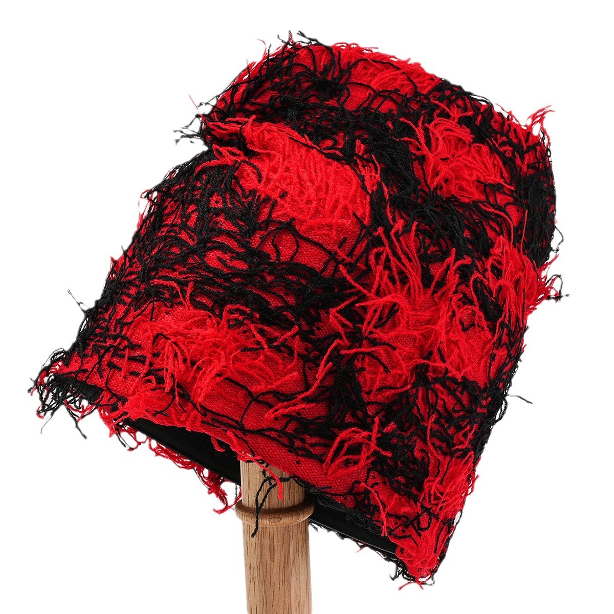 Men's and women's unisex knitted camo balaclava knitted beanie travel cap_voghion.com