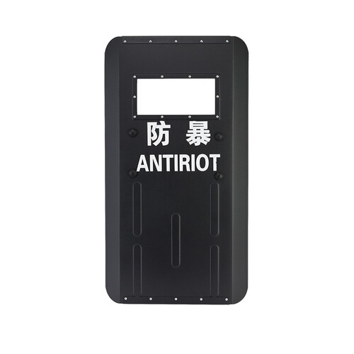 Aluminum alloy shield, metal anti-attack shield, military green, campus anti-explosion, security guard handheld, knife-resistant, edge-bounded, security equipment