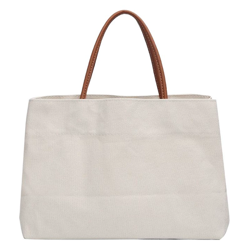 2025 новая корейская холщовая сумка большой вместимости, стильная нишевая дизайнерская сумка через плечо, сумка для покупок