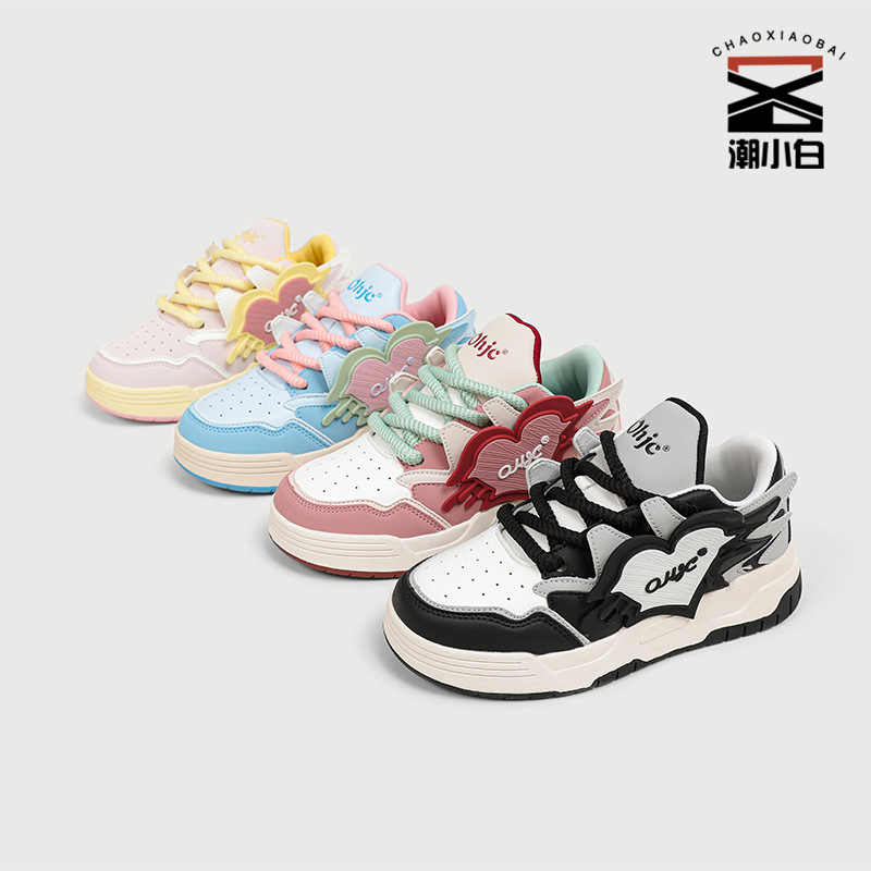 Fashionable exclusive universal sneakers platform hip-hop style