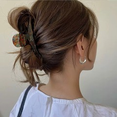 小香風気質ヘアクリップ女後頭部insサメクリップ新クリップ頭飾り高級感酢酸クリップ