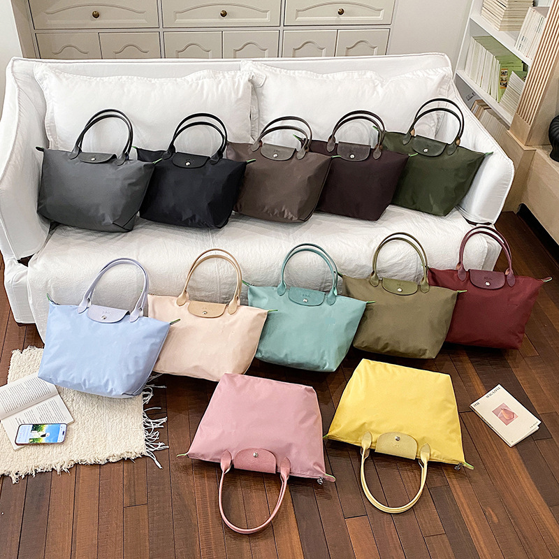 French Cross-Border Trendy Brand 70Th Anniversary Women's Dumpling Bag Large Capacity Tote Bag Handbag Fashionable Foldable Mommy Bag