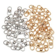 8x19mm合金8字扣可360度旋转钥匙扣圈八字挂扣DIY手工挂件配饰包