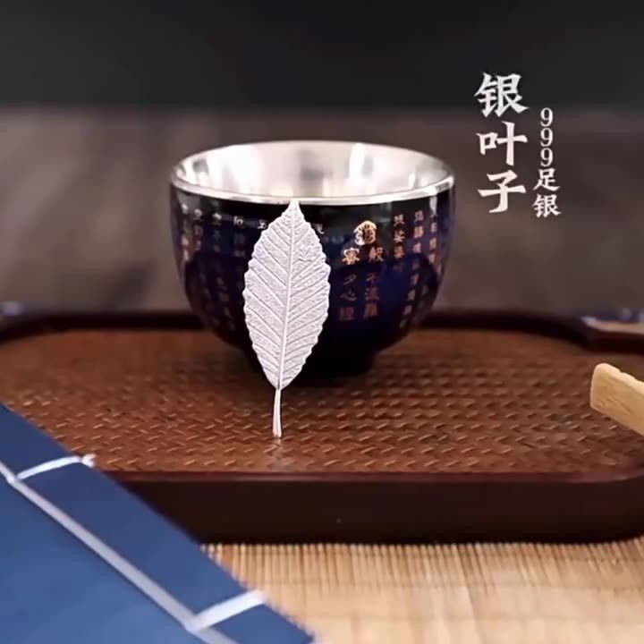 999 Pure Silver silver leaf pure silver arowana for tea brewing and boiling water, water softening and purification, bestseller livestream wholesale