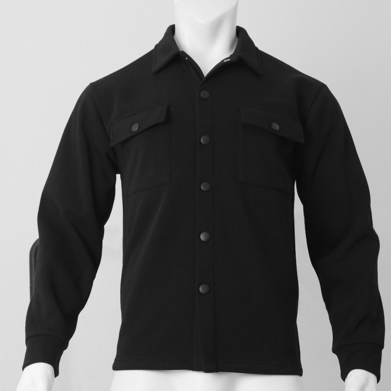 Men's clothing Spring and Autumn casual men's velvet lapel top single breasted solid color slim jacket outer_voghion.com