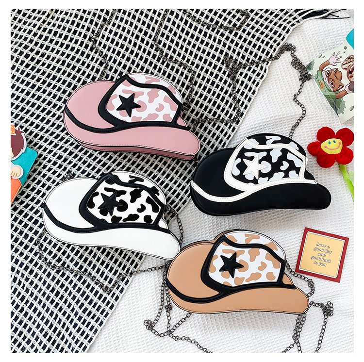 Women's Medium Polyester Cartoon Star Streetwear Oval Zipper Shoulder Bag display picture 8