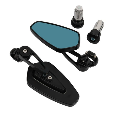 Electric car motorcycle rearview mirror modification reversing retro rearview hand mirror (Motorcycle Safety Supplies) - own-mirror-black
