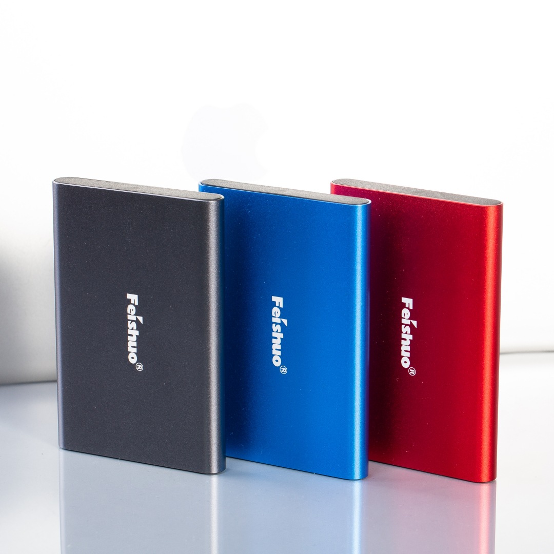 Feishuo Mobile Hard Drive 500g 1t 2t High-Speed Hard Drive USB 3.0 Ultra-Thin Gift Logo